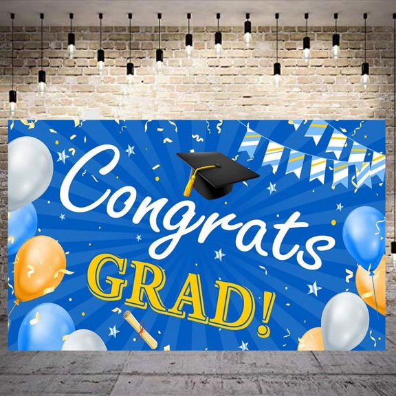 Graduation Party Backdrop Congrats Grad Photography Backgrounds Party Decorations Supplies