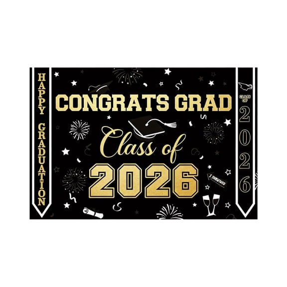 Graduation Party Banner Hanging for Wall and Ceiling Celebration Decor C