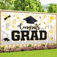 Congrats Grad! Niyattn Large Graduation Banner 70.8"x45.3", 2025 Booth