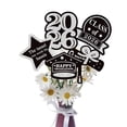 thumbnail image 1 of Graduation Party Centerpieces Decorations for Tables Class of 2026 - Glitter Double Sided Graduation Table Centerpieces Sticks for Grad Party Decor Supply 5 Pack,White, 1 of 6