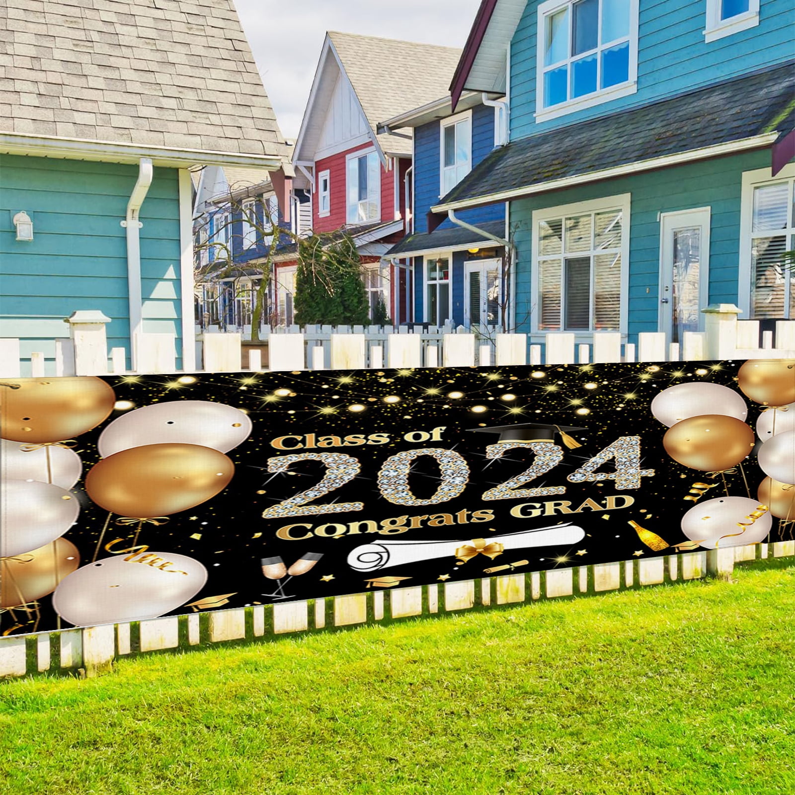 Sign Backdrop Graduation Graduation Party Decorations Backdrop for School Photography ...