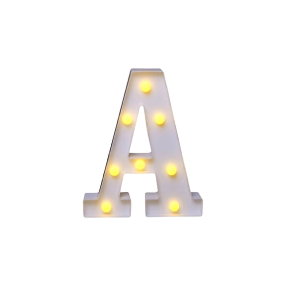 Graduation Party Decorations Battery Operated Night Light Letter A Led Night Light 1 Pc Wall Mounted Decorative Home Accent