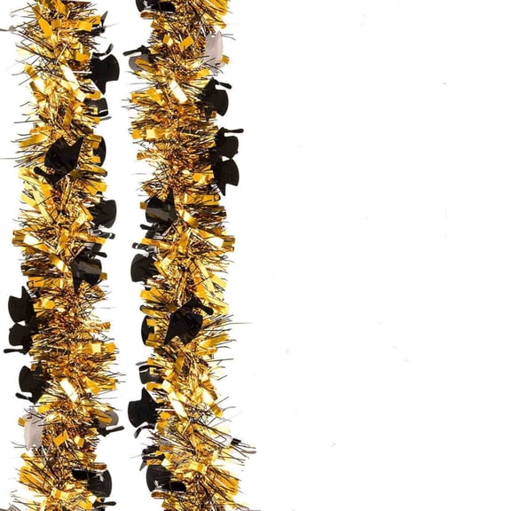 Graduation Party Decorations Doctoral Cap Streamers, Elegant Artificial Garland for Celebrations, Indoor and Outdoor Wall, Door, and Room Decor