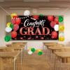 Graduation Party Decorations Graduation Decorations Backdrop Banner with Congratulations Design, Class of 2026
