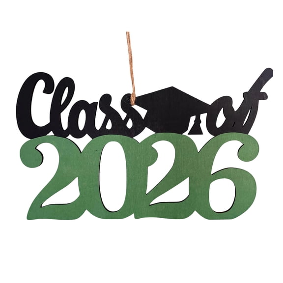 Graduation Party Decorations Wooden Crafts Wooden Props Graduation Decorations Graduates Graduation Decorations Class Of 2026, Laser Engraved Wood Block Sign for Desk or Shelf