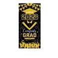 thumbnail image 1 of Graduation Party Door Cover Decorations, Congrats Grad Class of 2026 Sign with Grad Caps Diplomas Gold Accents for Campus Celebrations Photo Backdrops - Graduation Season Decor for High School Colleg, 1 of 5
