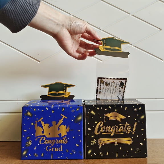 Graduation Party Favor Boxes Congrats Grad Gift Boxes for Graduation Party Treats Candy Small Gifts Set