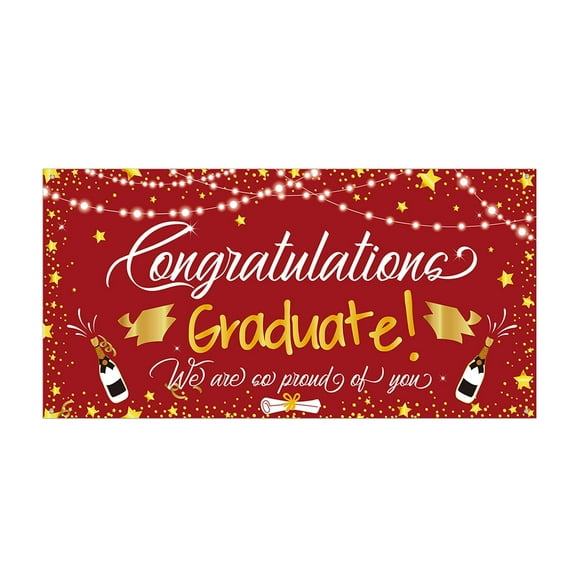 Graduation Party Photo Cloth Large Atmosphere Banner for Seasonal Events and Celebrations