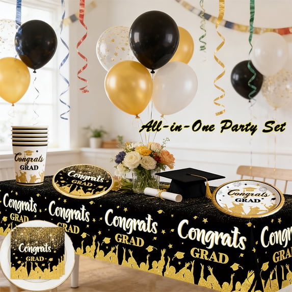 Graduation Party Theme Napkins, 20 Pack Disposable Tissue for Graduation Ceremony Celebrations, Festive Decorations for Friends and Family Gatherings