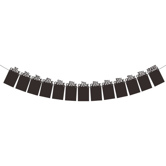 Graduation Photo Banners, K12Th Grade Photo Banners For Grade Photo Graduation Party Decorations, 13 Frames With 1 String For Graduation Display