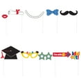 thumbnail image 1 of Graduation Photo Booth Props, 10pc, 1 of 13