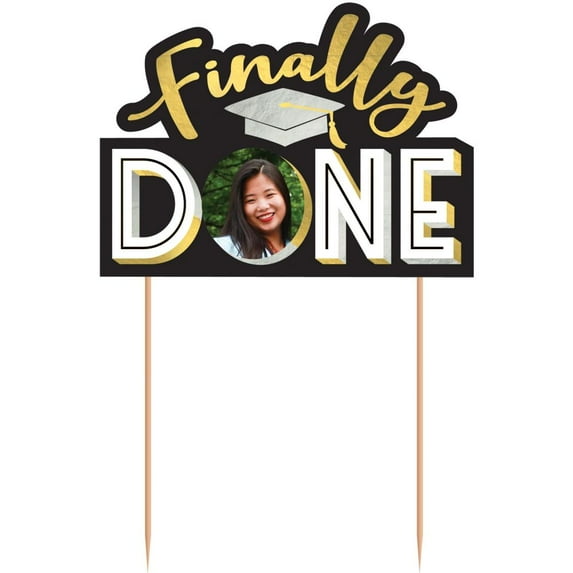Graduation Photo Frame Cake Topper