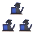 thumbnail image 1 of Graduation Photo Shadow Box Frame Holder Tabletop Design Wooden Graduation Picture Frame 7.4x6.8 Inch for Graduate Girls Boys Your Daughter Son 2026 Season 1-3PC, 1 of 8