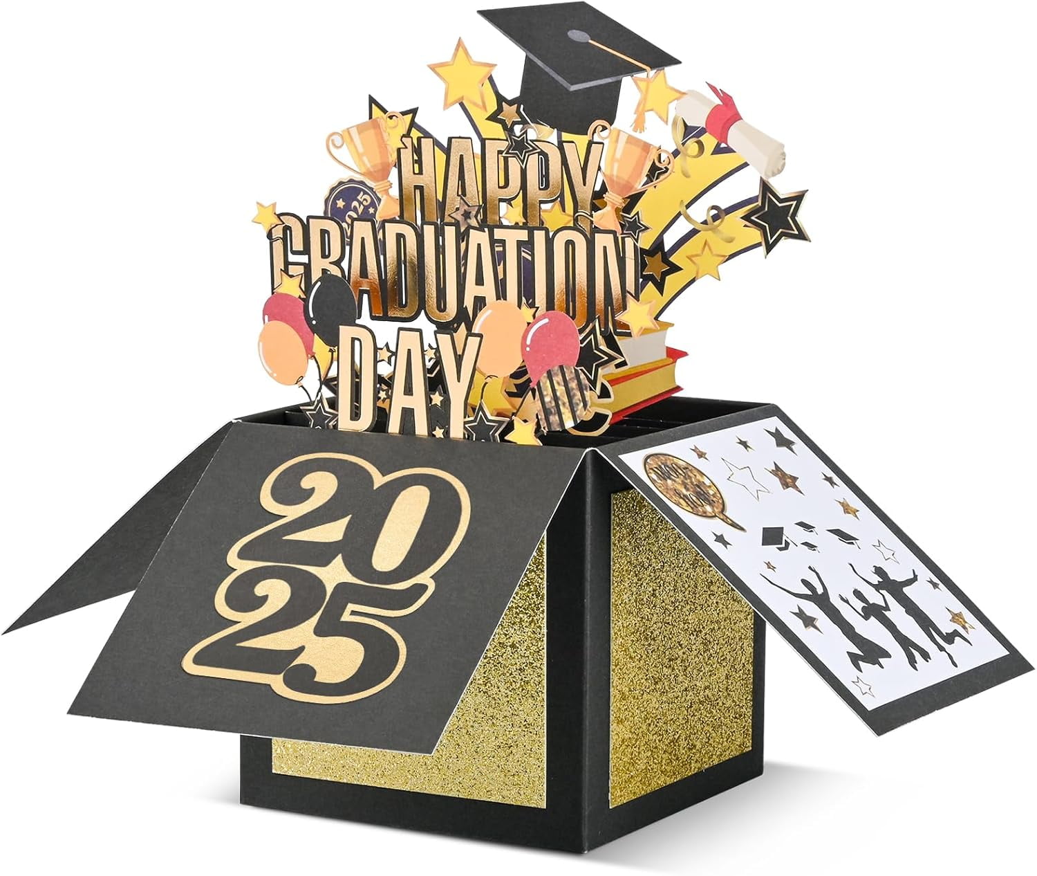Graduation Pop Up Card 2025, 3D Happy Graduation Cards, Grad Gift Cards ...