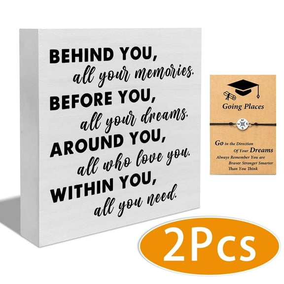 Graduation Party Supplies Decoration for Class of 2025 with Congratulation Congrad Banner Bracelets College Graduation Sign Desk Décor Gift for Graduate Design 3