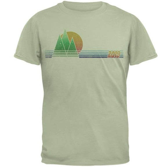 Graduation Retro New Horizons Class of 2019 Mens T Shirt Serene Green MD