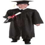 Rubies Child's Forum Graduation Robe (Hat Not Included), Black, One Size for Themed Parties and Halloween