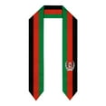 thumbnail image 1 of Graduation Sash Afghanistan Flag scarf Shawl Stole Sapphire Blue with Star Stripe Bachelor Gown Accessory Ribbon 180*14cm, 1 of 7