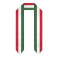 thumbnail image 1 of Graduation Sash Hungary Flag scarf Shawl Stole Sapphire Blue with Star Stripe Bachelor Gown Accessory Ribbon 180*14cm, 1 of 7