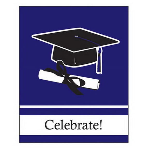 Graduation School Colors Purple Invitations 25 Per Pack