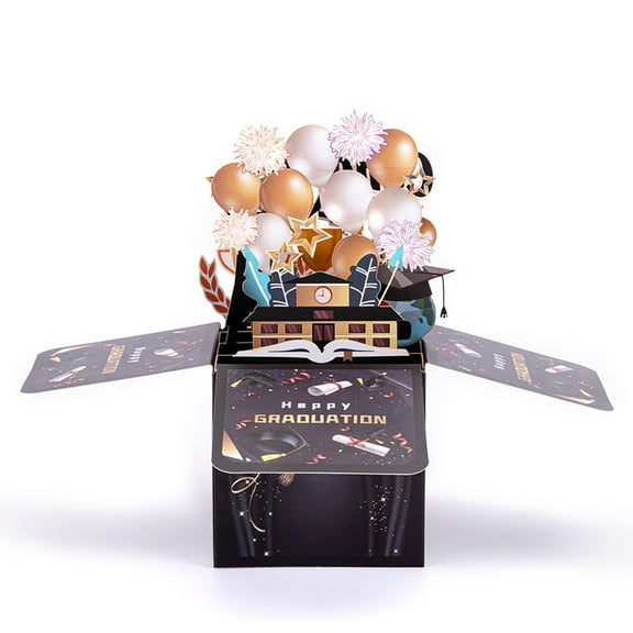 Graduation Season 3D Hand Hollowed Greeting Cards for Teachers and Students Celebrating Academic Achievements