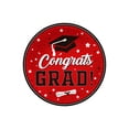 thumbnail image 1 of Graduation Season 7 Inch Red GRAD Paper Plates, 10-Piece Set for Graduation Celebrations, Graduation Party Decorations, Graduation Events, 1 of 6