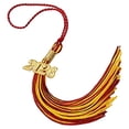 thumbnail image 1 of Graduation Season Tassel for Bachelor Cap, Red & Gold Color with 2026 Charm, for Graduation Ceremony, Commencement Event, Grad Party, Academic Achievement Celebration - Walmart.com, 1 of 8