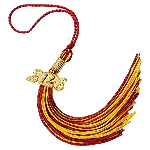 Graduation Season Tassel for Bachelor Cap, Red & Gold Color with 2026 Charm, for Graduation Ceremony, Commencement Event, Grad Party, Academic Achievement Celebration - Walmart.com