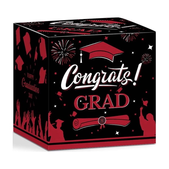 Graduation Season Voting Box Decorative Ballot Box Recyclable Simple Assemble Graduation Themed for Graduation Ceremony Party School Events Family Celebration Well Wishes Suggestions Collection