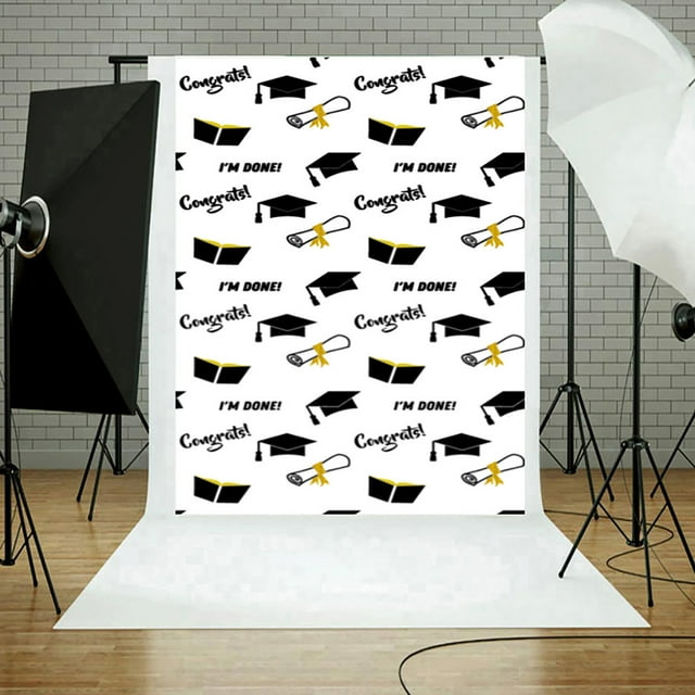 Graduation Season Graduation Backdrops Vinyl Wall 3x5FT Digital ...