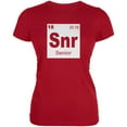 thumbnail image 1 of Graduation - Senior Periodic Table 2018 Juniors Soft T Shirt Red MD, 1 of 1