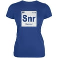 thumbnail image 1 of Graduation - Senior Periodic Table 2018 Juniors Soft T Shirt Royal LG, 1 of 1