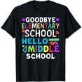 thumbnail image 1 of Graduation Shirt for 5th Grader Goodbye Hello Middle School T-Shirt, 1 of 4