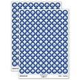 thumbnail image 1 of Graduation Sloth 200+ Round Stickers - Dark Blue - Matte Finish - 0.50" Size, 1 of 3