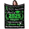 thumbnail image 1 of Graduation Soft Throw Blanket 2025, Birthday High School College Graduation Gifts for Daughter Son from Mom Dad, Class of 2025 Graduation Blanket Gifts for Him Her, 1 of 5