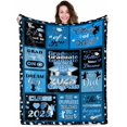 thumbnail image 1 of Graduation Soft Throw Blanket 2025, Birthday High School College Graduation Gifts for Daughter Son from Mom Dad, Class of 2025 Graduation Blanket Gifts for Him Her, 1 of 5