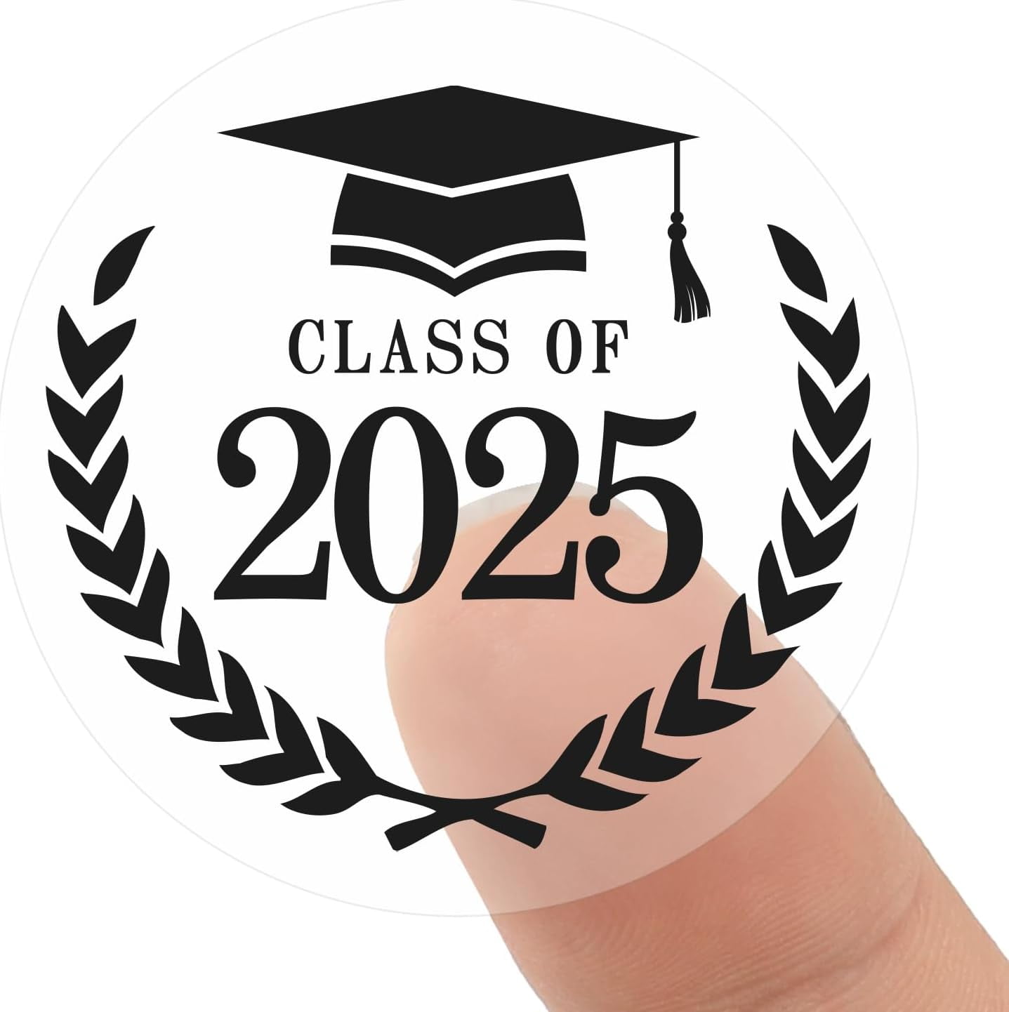 Graduation Stickers 2025 - Black Class of 2025 Stickers 120Pcs 1.6Inch ...