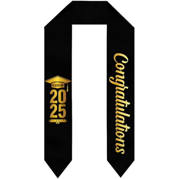 Graduation Stole Class of 2025, 2025 Graduation Shawl Sash, Stoles for Graduation 2025, Graduation Gifts for Men Women