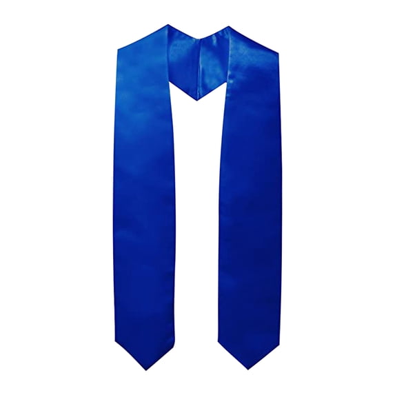 Graduation Stole Sash, 59x4.5in, Solid Color Honor Cord, Soft Silky Feel, for Commencement Ceremony, Academic Regalia, Award Presentation, Class Gift