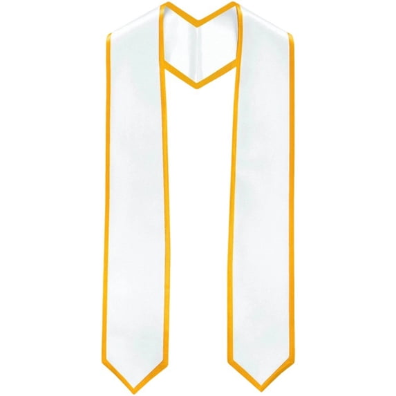 Graduation Stole Sash Long Bachelor Gown Scarf Colorful Graduation Ribbon Graduate Honor Stole for Bachelor Dress