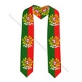 thumbnail image 1 of Graduation Stole for Academic Commencement Unisex Military Flag Of Portugal Adult Choir Stole Adult Honor Shawl, 1 of 6