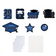 thumbnail image 1 of Graduation Table Centerpiece Sticks 36-Pack Graduation Decorations Includes 2025 Cap Star Medal Diploma And "Congratulations Graduates" Phrases For College High School Graduation, 1 of 6