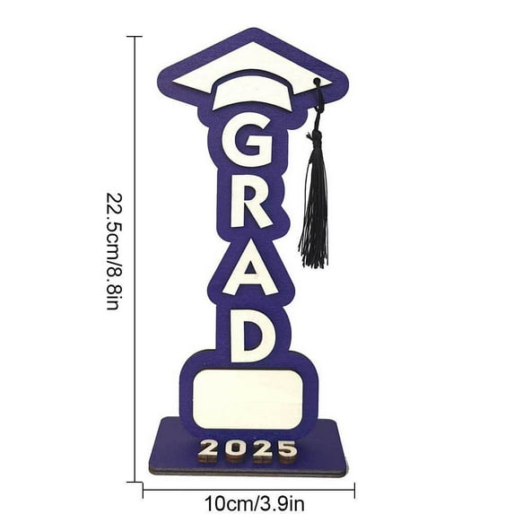 Graduation Table Decoration Wooden Personalized 2025 Graduation Table Centerpiece High School Graduation Party Decoration Graduation Gift
