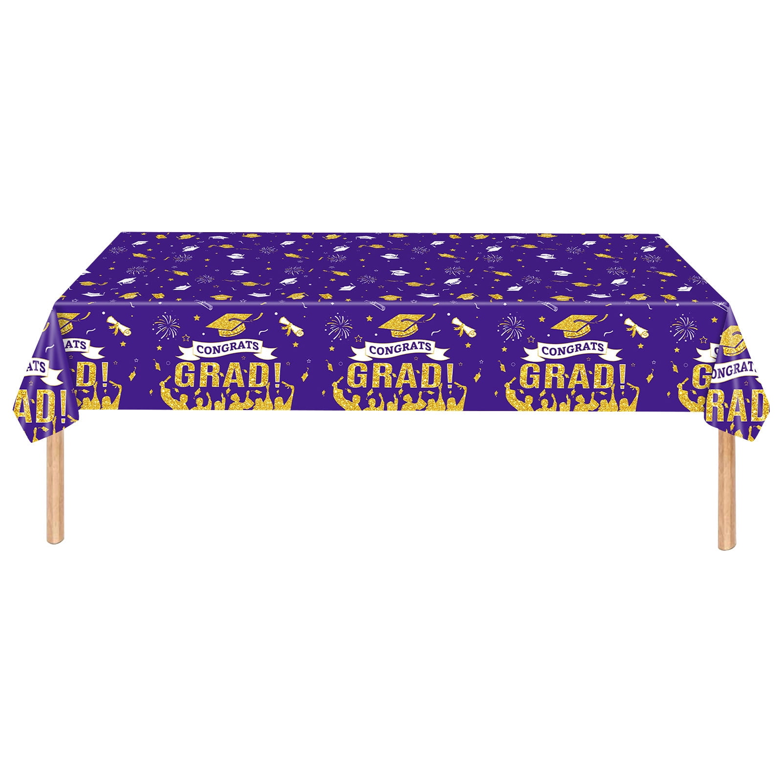 Grad Table Linen Graduation Tablecloth, Class of 2026 Congrats Grad Tablecloths ...
