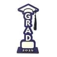 thumbnail image 1 of Graduation Tabletop Decor 2025 Purple And Gold GRAD Cap With Tassel Perfect For Celebrations Parties, 1 of 6