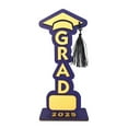 thumbnail image 1 of Graduation Tabletop Decor 2025 Purple And Gold GRAD Cap With Tassel Perfect For Celebrations Parties, 1 of 6