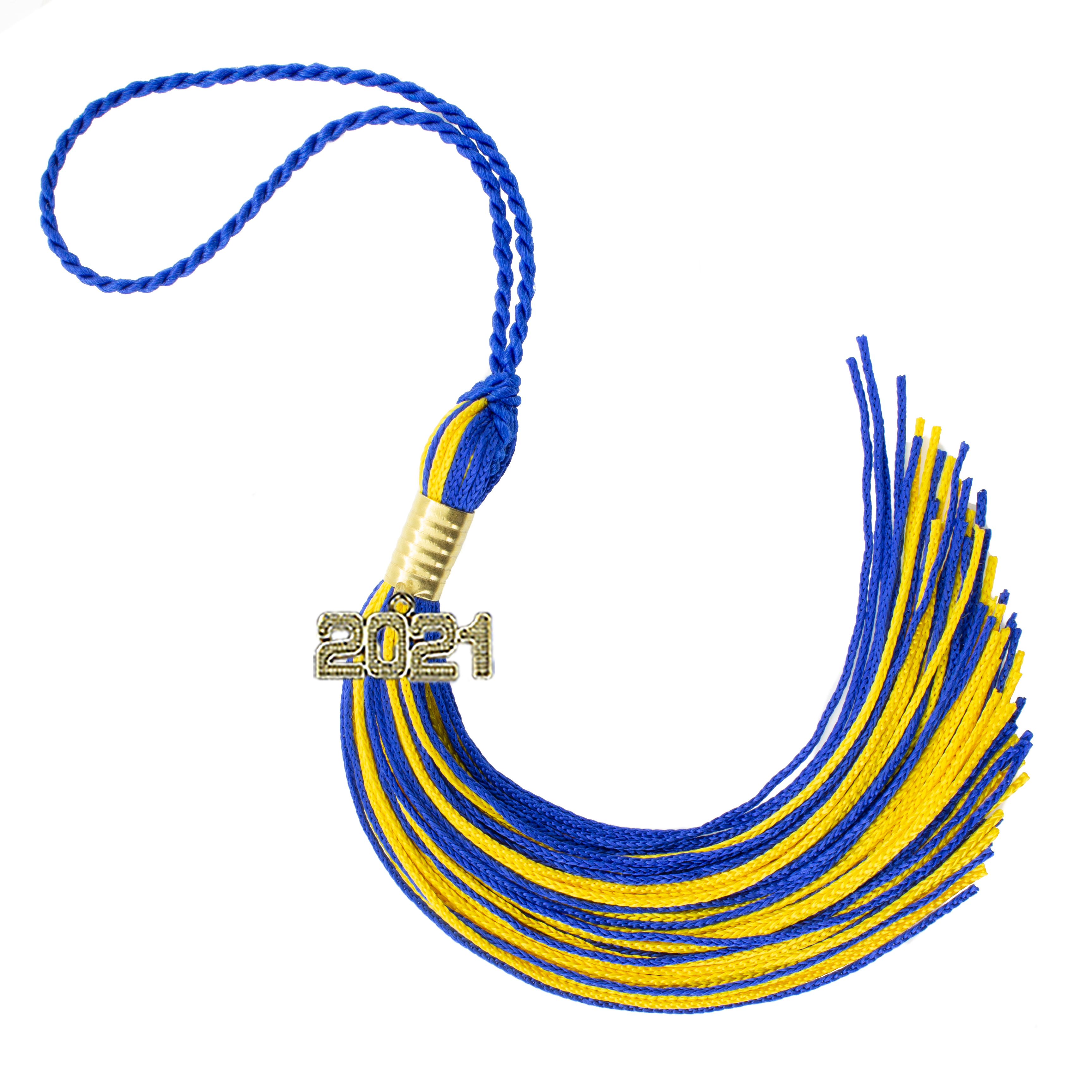 Graduation Tassel 2021 Royal / Gold Tassel Depot Brand