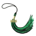 thumbnail image 1 of Graduation Tassel 2025 BLACK/KELLY- Tassel Depot Brand, 1 of 5