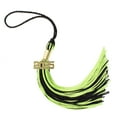 thumbnail image 1 of Graduation Tassel 2025 BLACK/LIME- Tassel Depot Brand, 1 of 5