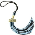 thumbnail image 1 of Graduation Tassel 2025 BLACK/LTBLUE- Tassel Depot Brand, 1 of 5